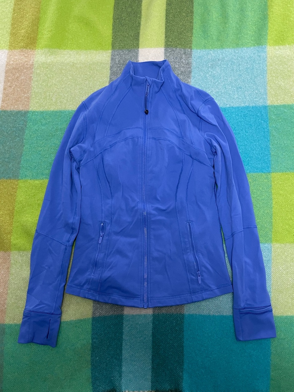Lululemon blue Define full zip Jacket #athleisure #yoga